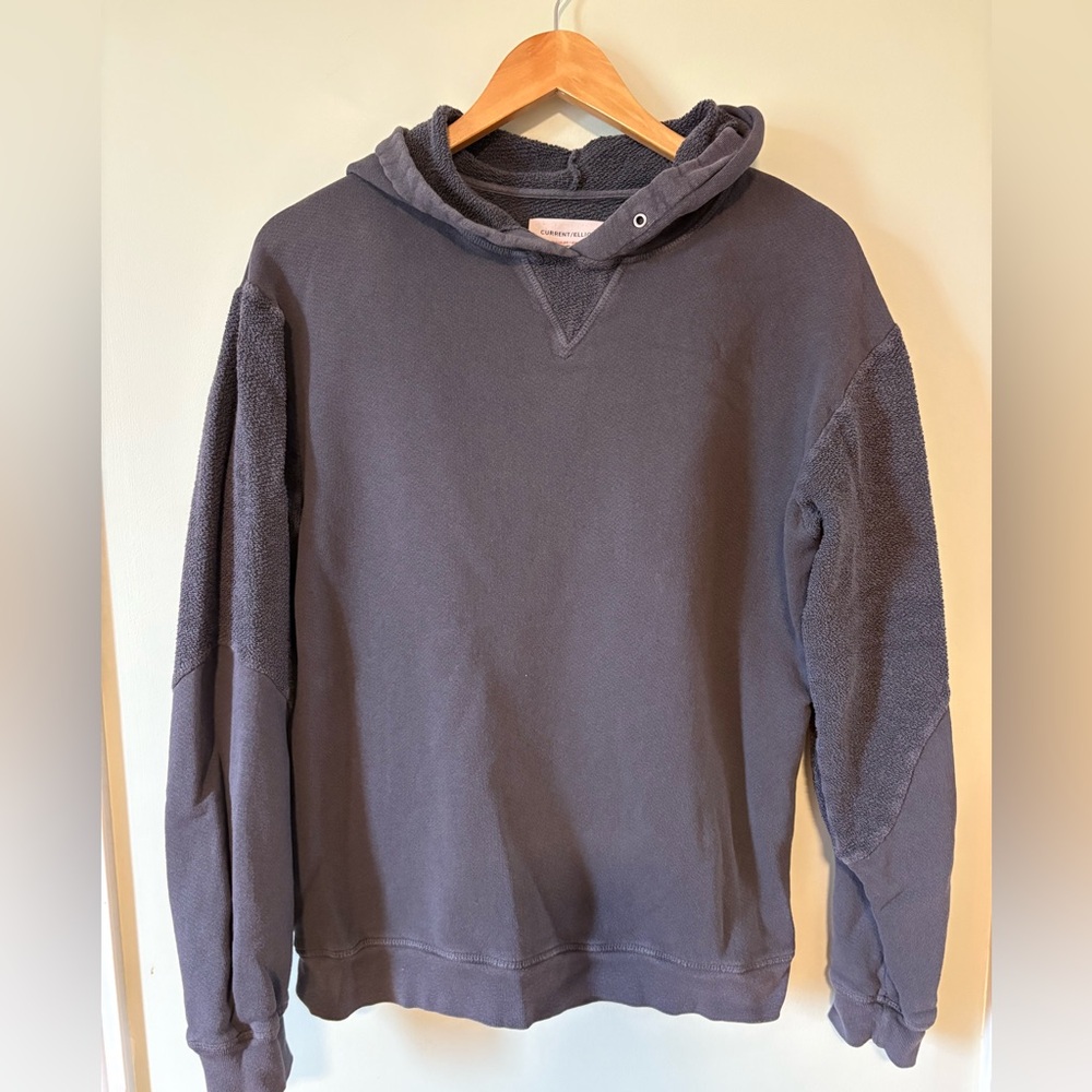 Womens Current/Elliott  Gray Hoodie 100 % Cotton Size 1